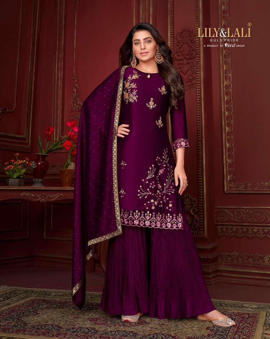 Lily And Lali Malang Catalog Exclusive Ready Made Dress Materials Wholesale
