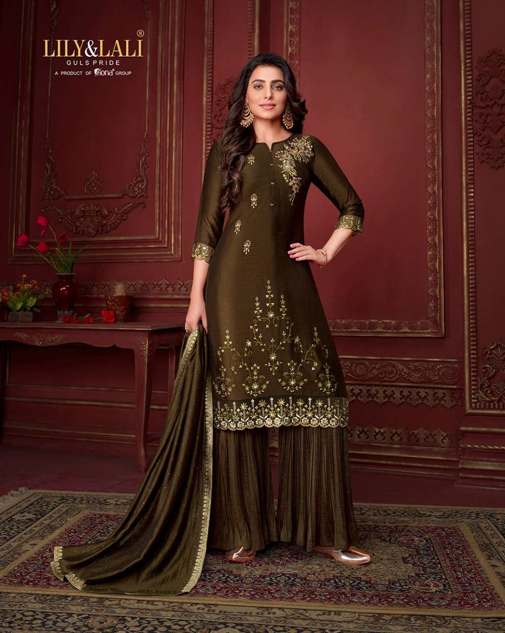 Lily And Lali Malang Catalog Exclusive Ready Made Dress Materials Wholesale