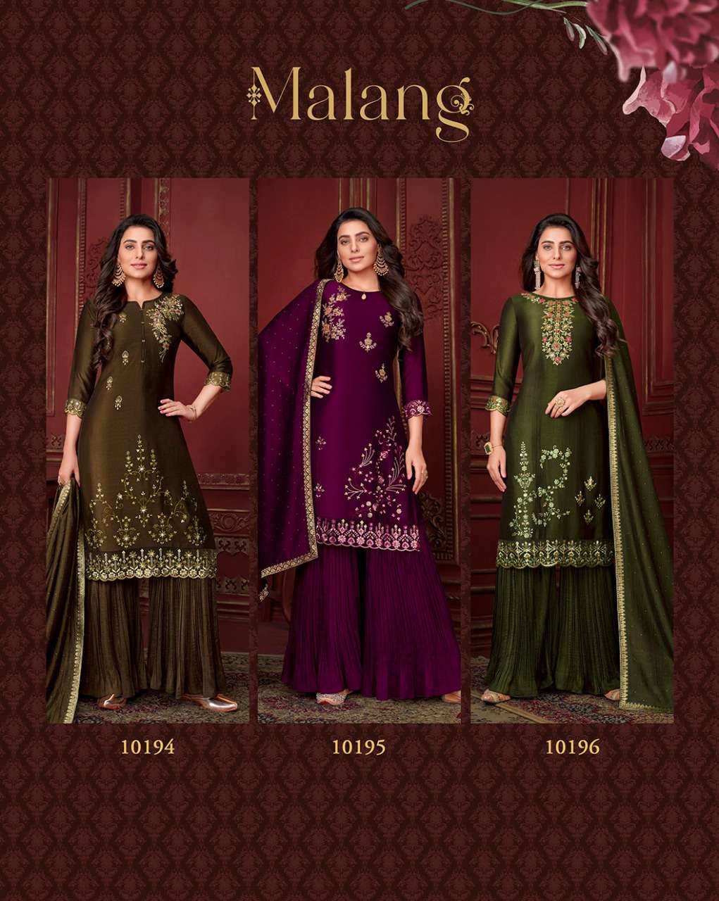 Lily And Lali Malang Catalog Exclusive Ready Made Dress Materials Wholesale