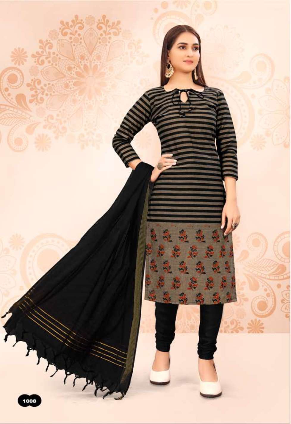 Minu SPECIAL 3D HANDLOOM Cotton Printed Dress Material-8P Catalog