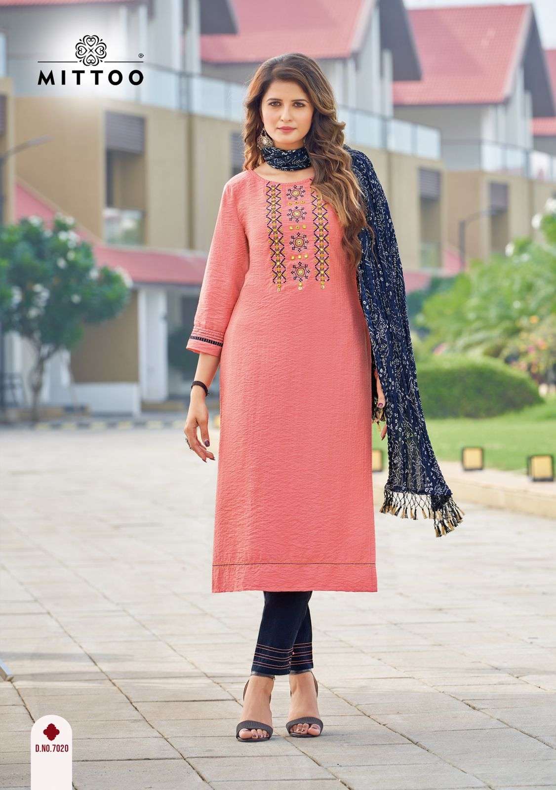 Mittoo Bansari Vol 2 Catalog Embroidered Designer Top Bottom Dupatta