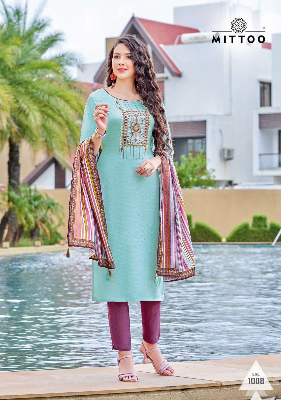 Mittoo Shringar Vol 6 Catalog Viscose Weaving Kurti With Bottom Dupatta Wholesale
