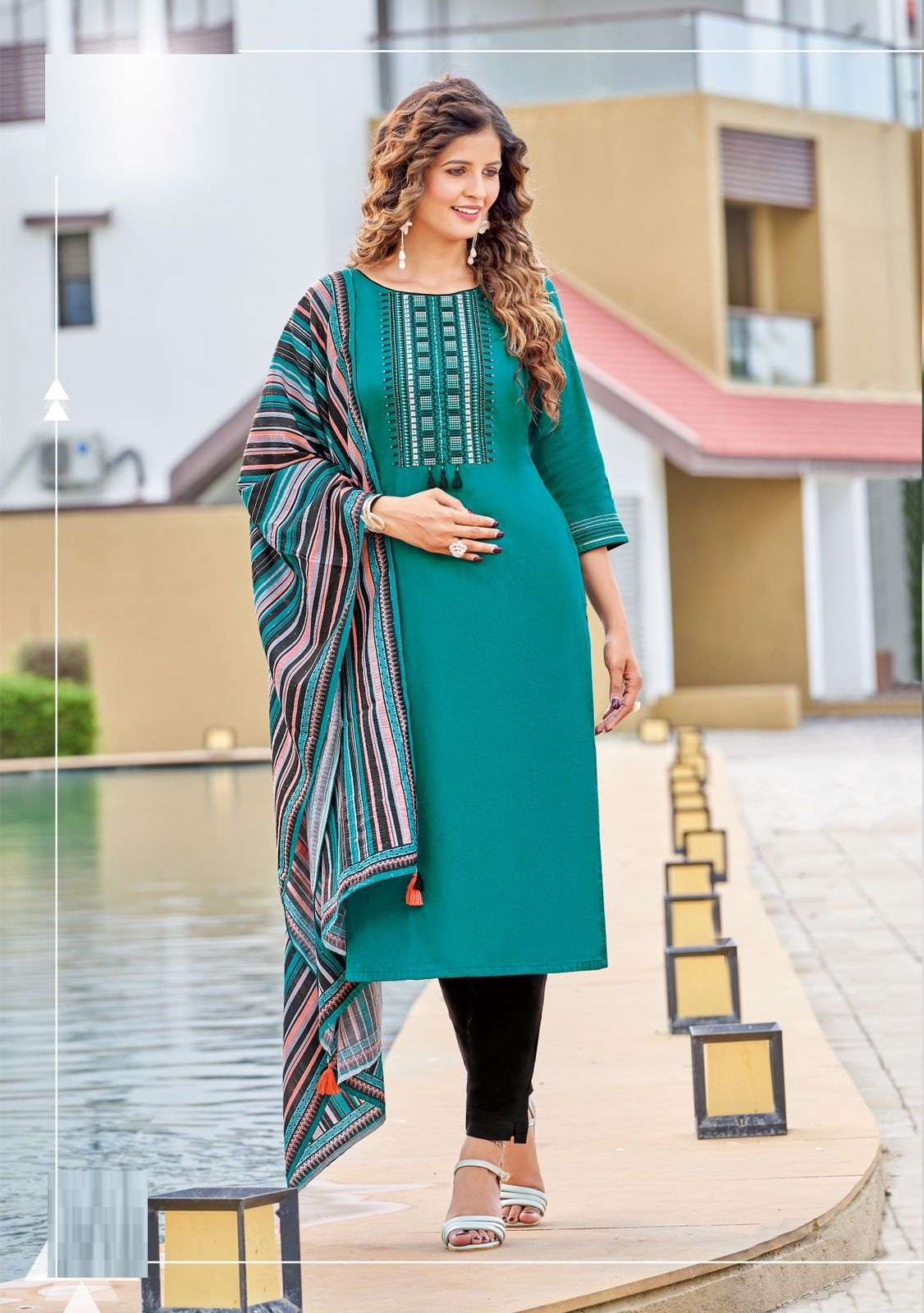 Mittoo Shringar Vol 6 Catalog Viscose Weaving Kurti With Bottom Dupatta Wholesale