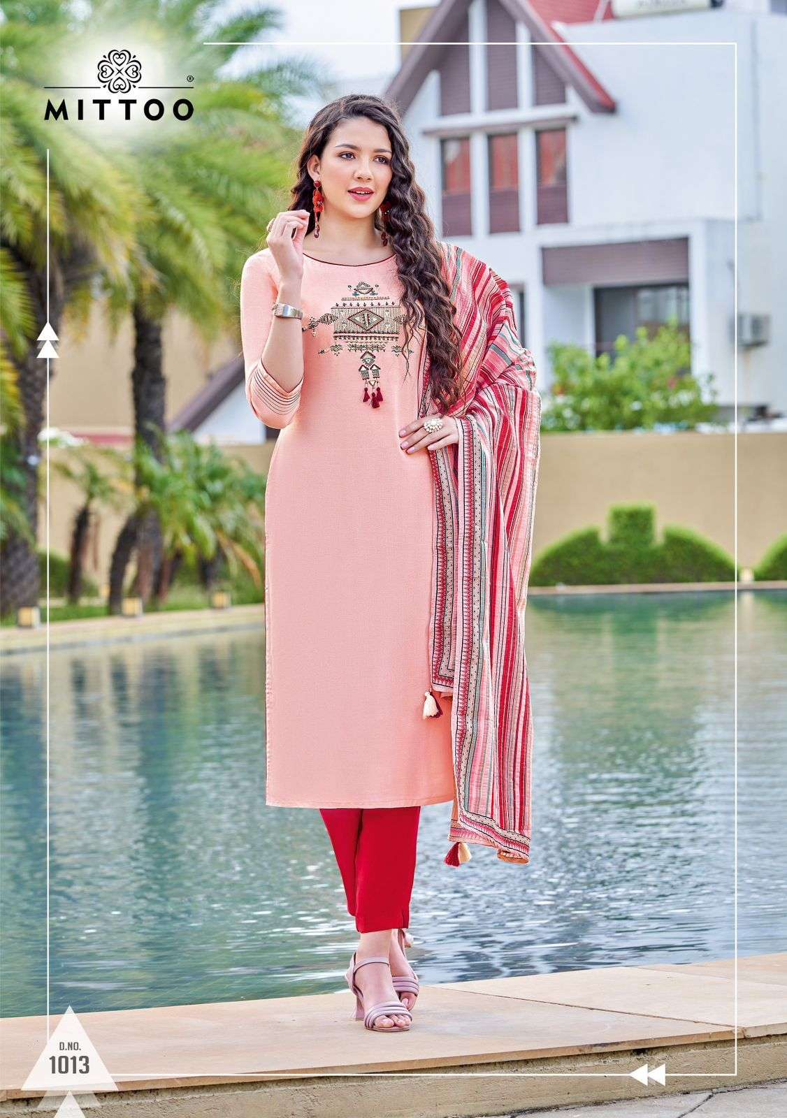 Mittoo Shringar Vol 6 Catalog Viscose Weaving Kurti With Bottom Dupatta Wholesale