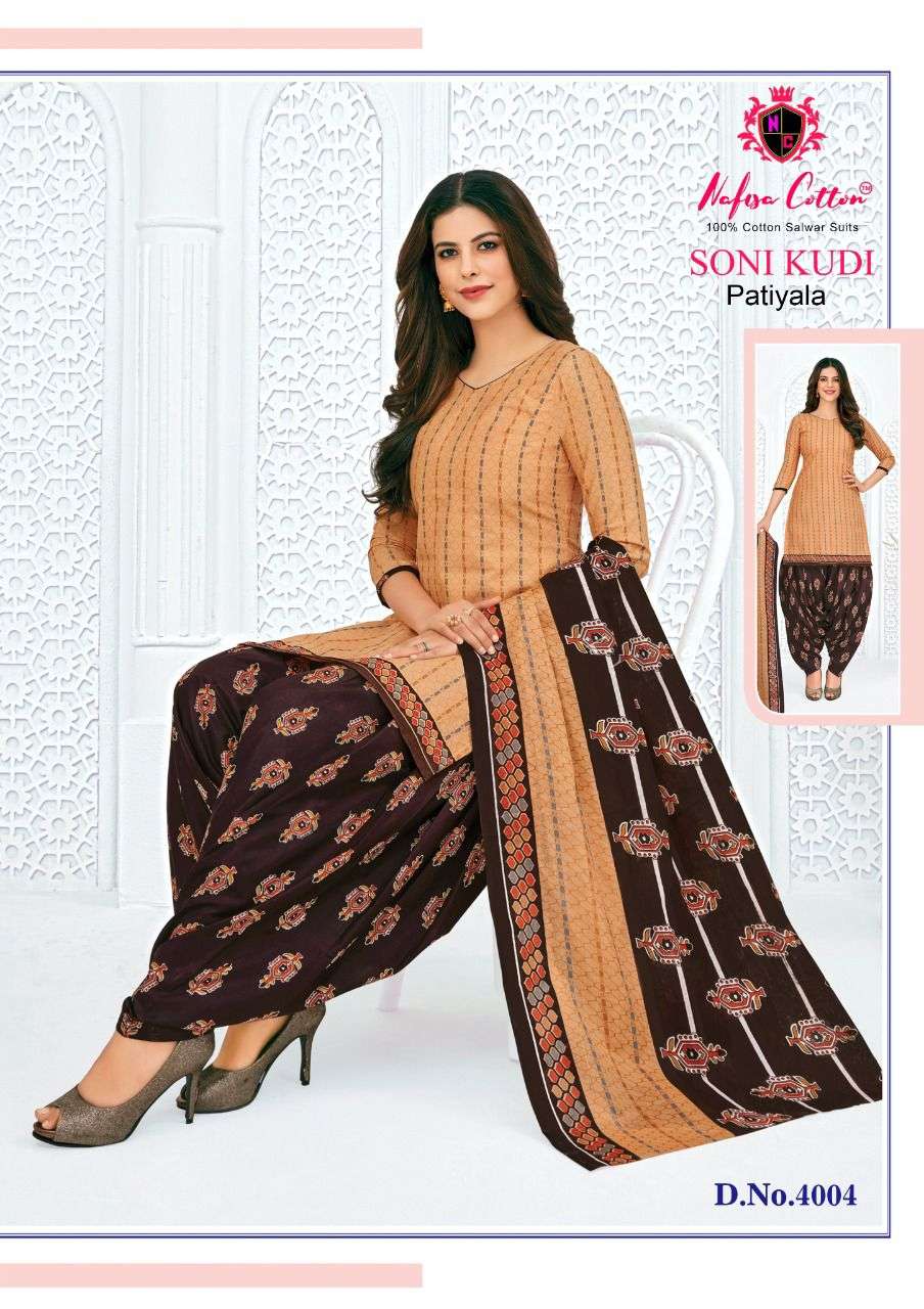 Nafisa Cotton Soni Kudi Vol 4 Catalog Cotton Dress Materials Wholesale