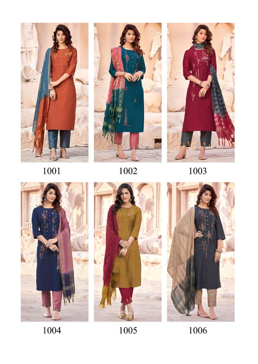 Parra Studio Apsara Vol 1 Catalog Exclusive Designer Wholesale Top Bottom Dupatta