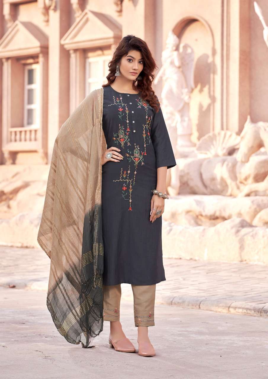 Parra Studio Apsara Vol 1 Catalog Exclusive Designer Wholesale Top Bottom Dupatta