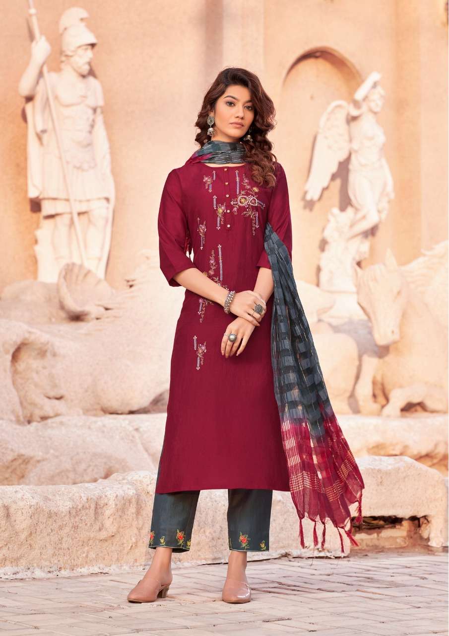 Parra Studio Apsara Vol 1 Catalog Exclusive Designer Wholesale Top Bottom Dupatta