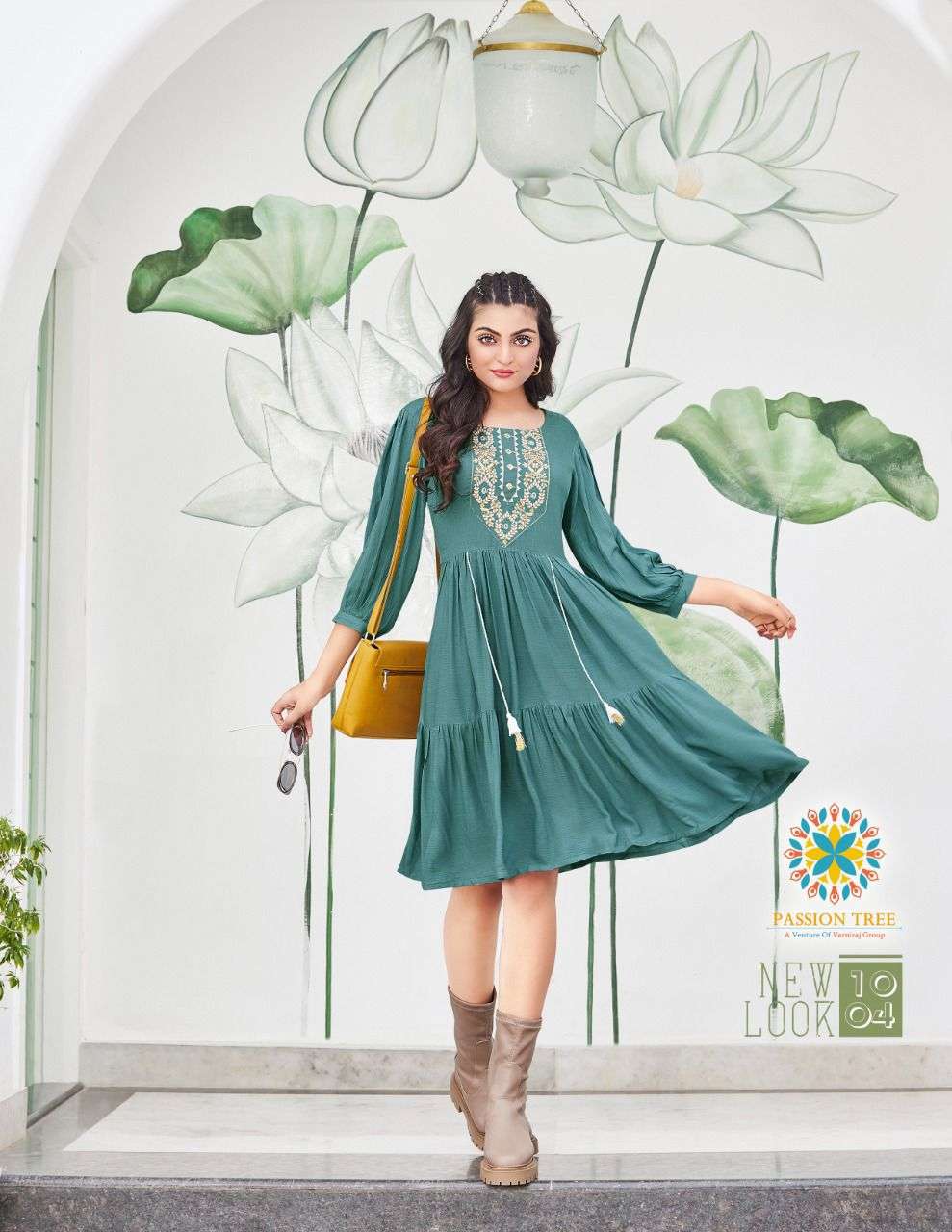 Passion Tree Flair Fly Vol 1 Catalog Designer Tunic Wear Kurti Top Wholesale