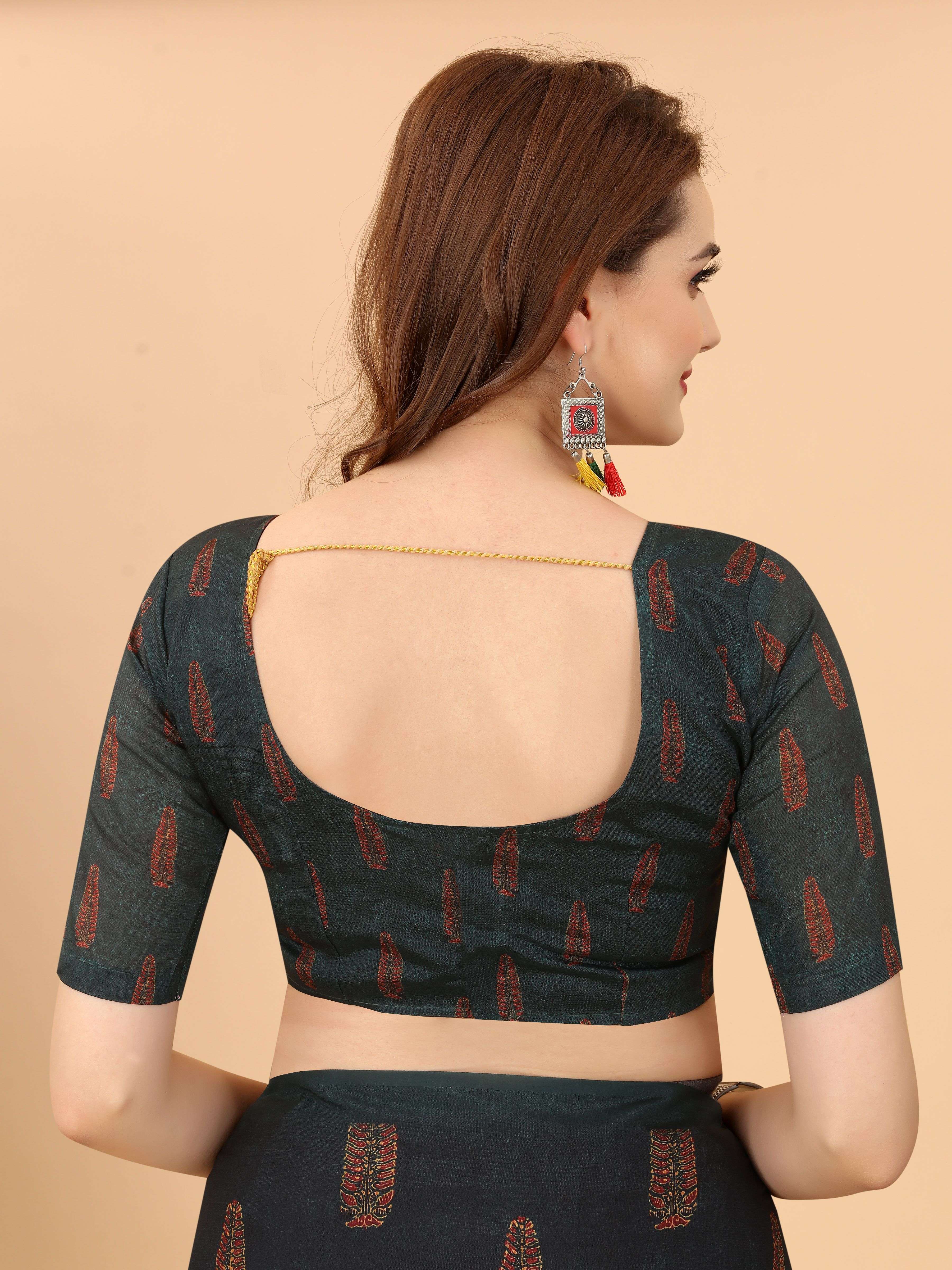 Printed Cotton Sarees SSB-2 from wholesale catalog
