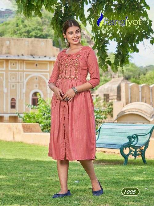 Rangjyot Greciya Vol 2 Catalog Fancy Wear Designer Kurtis