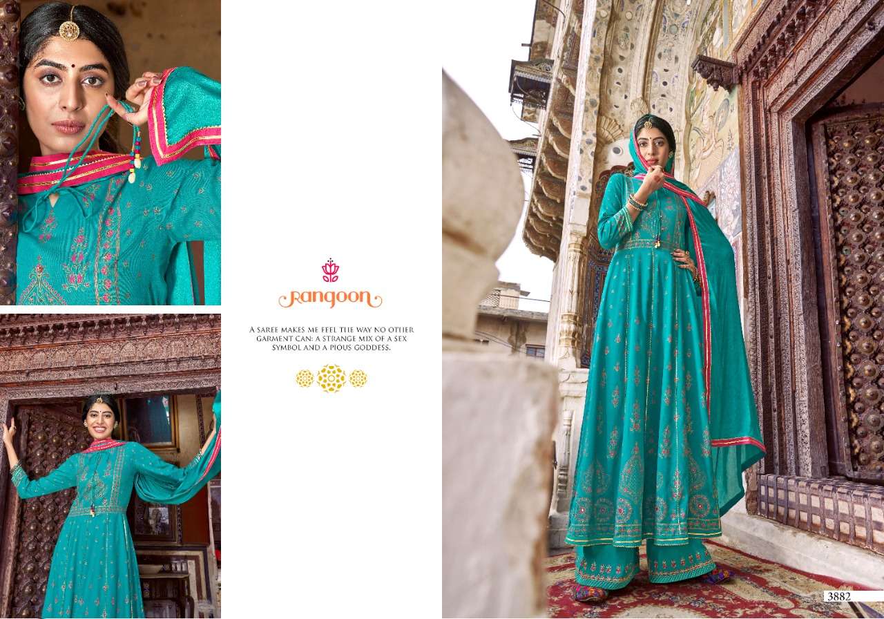 Rangoon Inspire Vol 2 Catalog Exclusive Wear Ready Made Top Bottom Dupatta Wholesale