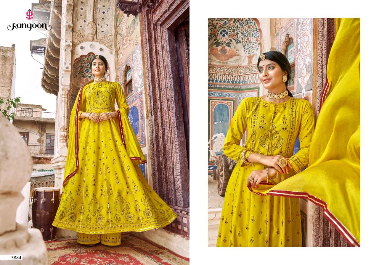 Rangoon Inspire Vol 2 Catalog Exclusive Wear Ready Made Top Bottom Dupatta Wholesale