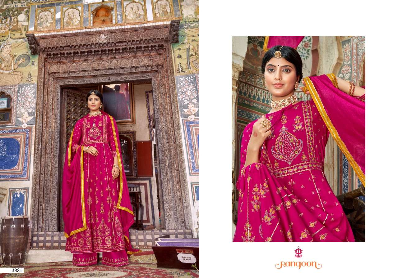 Rangoon Inspire Vol 2 Catalog Exclusive Wear Ready Made Top Bottom Dupatta Wholesale
