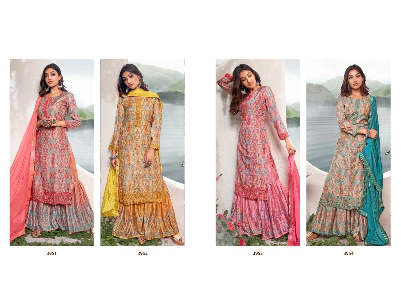Rangoon Rangriti Catalog Exclusive Trending Wear Ready Made Dress Materials Wholesale