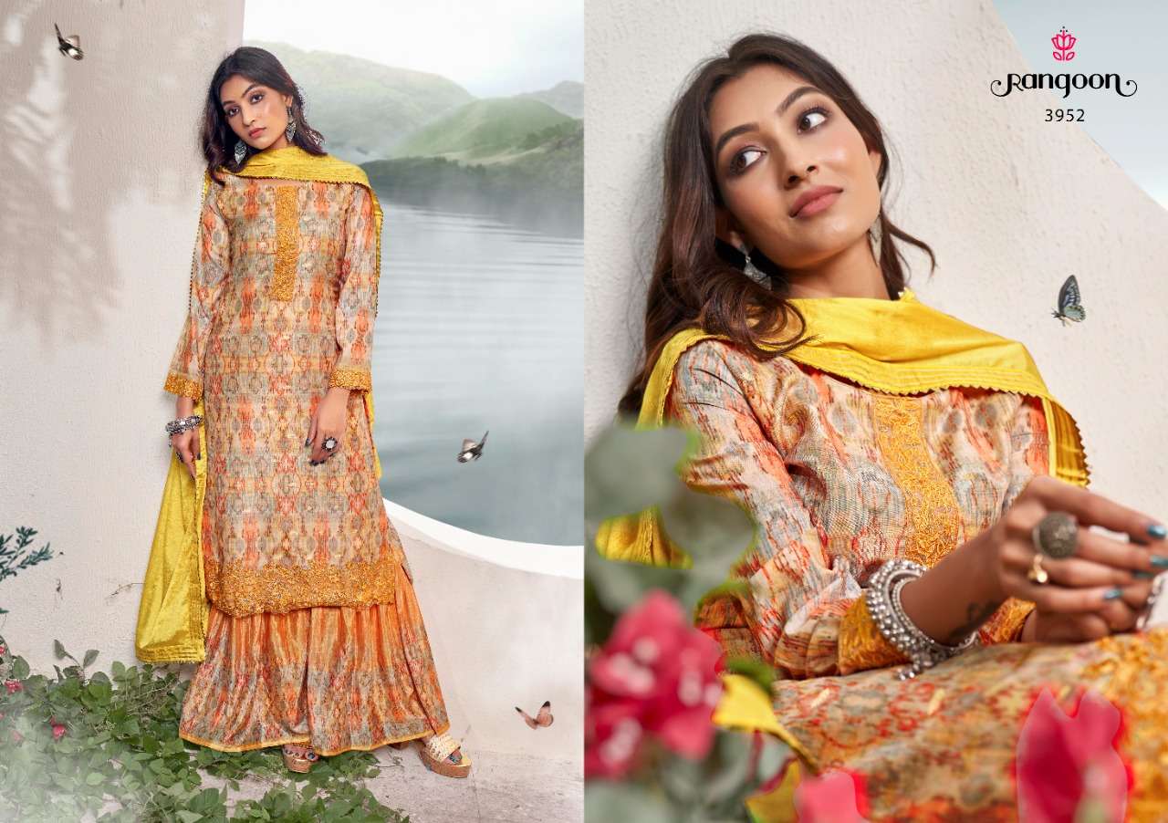Rangoon Rangriti Catalog Exclusive Trending Wear Ready Made Dress Materials Wholesale
