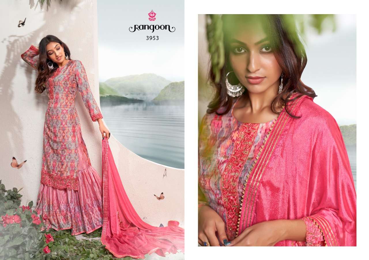 Rangoon Rangriti Catalog Exclusive Trending Wear Ready Made Dress Materials Wholesale