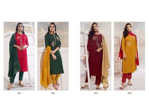 Rangoon Virasat Catalog  Designer Wear Embroidery Ready Made Dress Materials