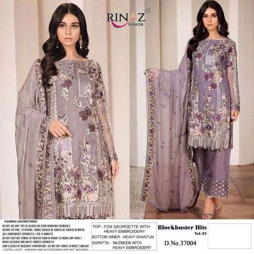 Rinaz Blockbuster Hits Vol 25 Catalog Exclusive Wear Pakistani Salwar Suits For Women