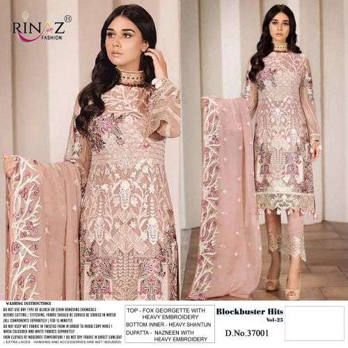 Rinaz Blockbuster Hits Vol 25 Catalog Exclusive Wear Pakistani Salwar Suits For Women