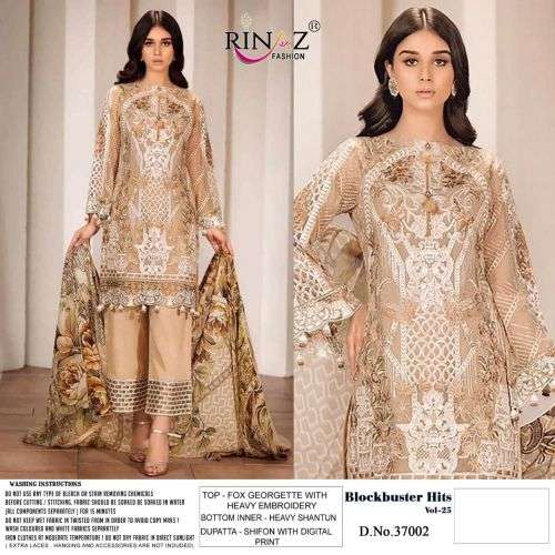 Rinaz Blockbuster Hits Vol 25 Catalog Exclusive Wear Pakistani Salwar Suits For Women