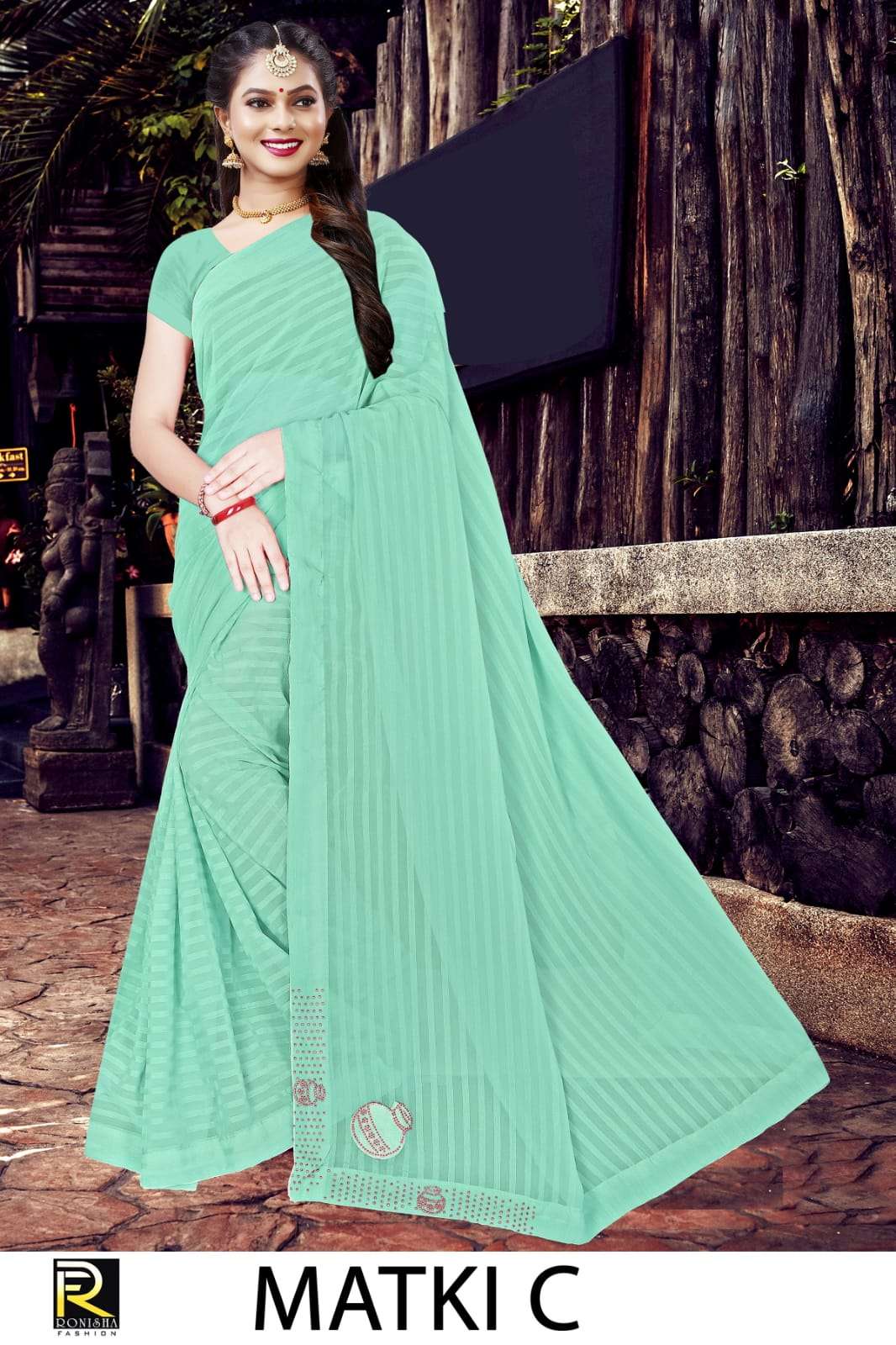Ronisha Matki Catalog Georgette Pattern Daily Wear Sarees Wholesale