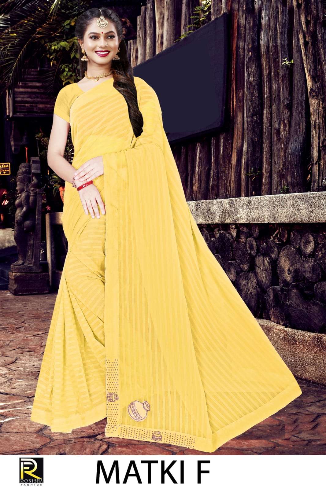 Ronisha Matki Catalog Georgette Pattern Daily Wear Sarees Wholesale