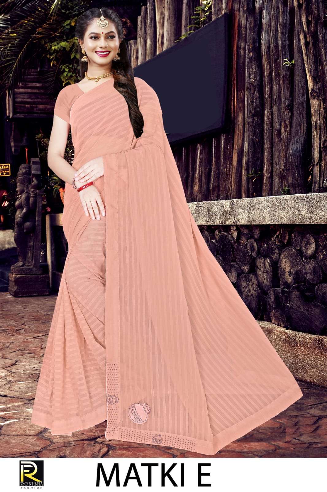 Ronisha Matki Catalog Georgette Pattern Daily Wear Sarees Wholesale