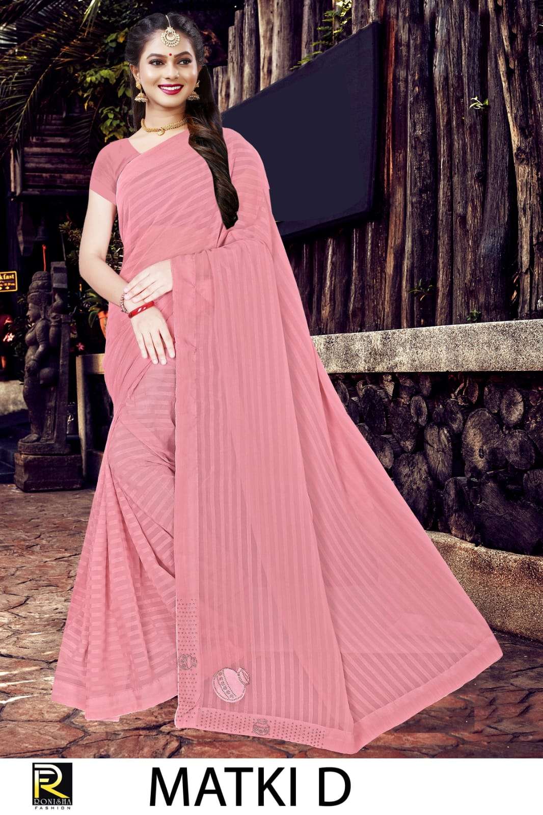 Ronisha Matki Catalog Georgette Pattern Daily Wear Sarees Wholesale