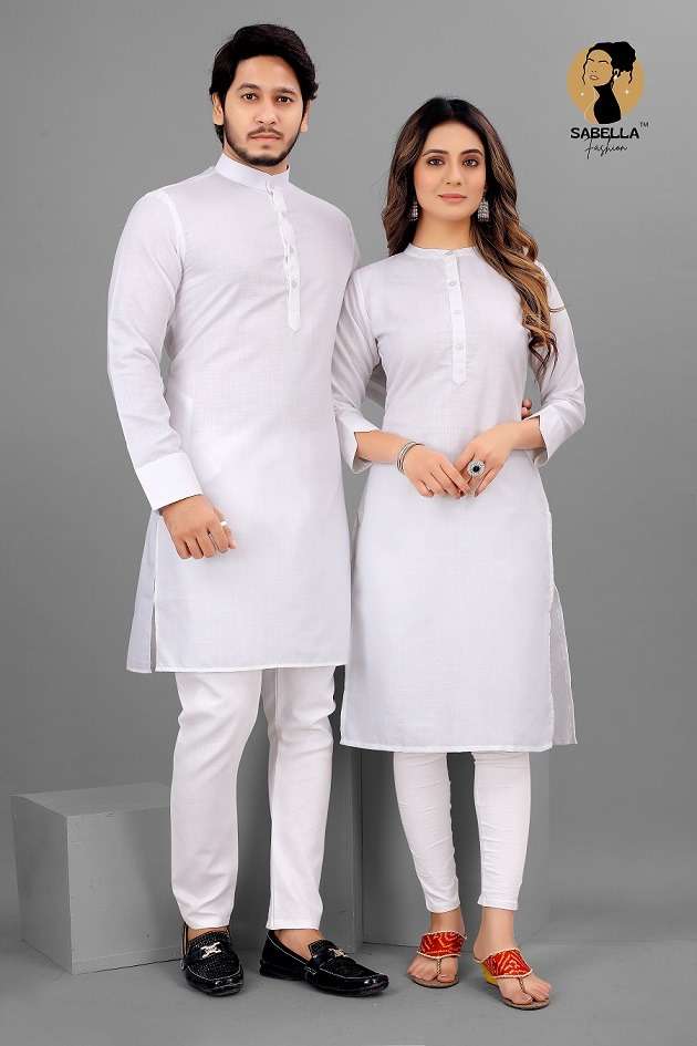 Sabella Savariya Vol 17 Catalog Cotton Traditional Wear Couple Kurta Wholesale