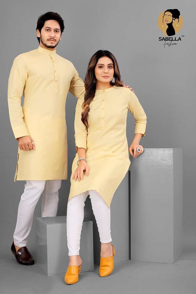 Sabella Savariya Vol 17 Catalog Cotton Traditional Wear Couple Kurta Wholesale