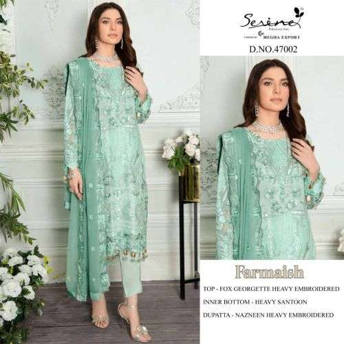 Serene Farmaish Catalog Georgette Wear Pakistani Salwar Suits