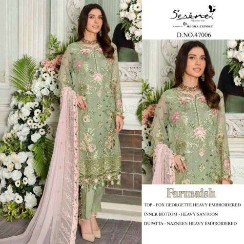 Serene Farmaish Catalog Georgette Wear Pakistani Salwar Suits