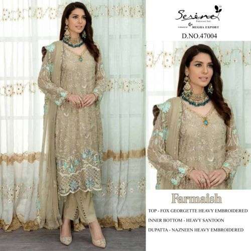 Serene Farmaish Catalog Georgette Wear Pakistani Salwar Suits