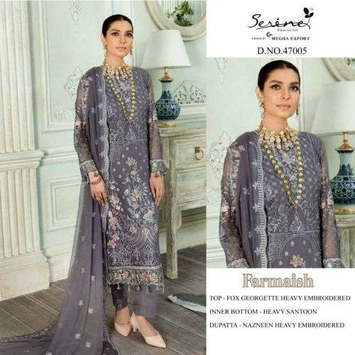 Serene Farmaish Catalog Georgette Wear Pakistani Salwar Suits