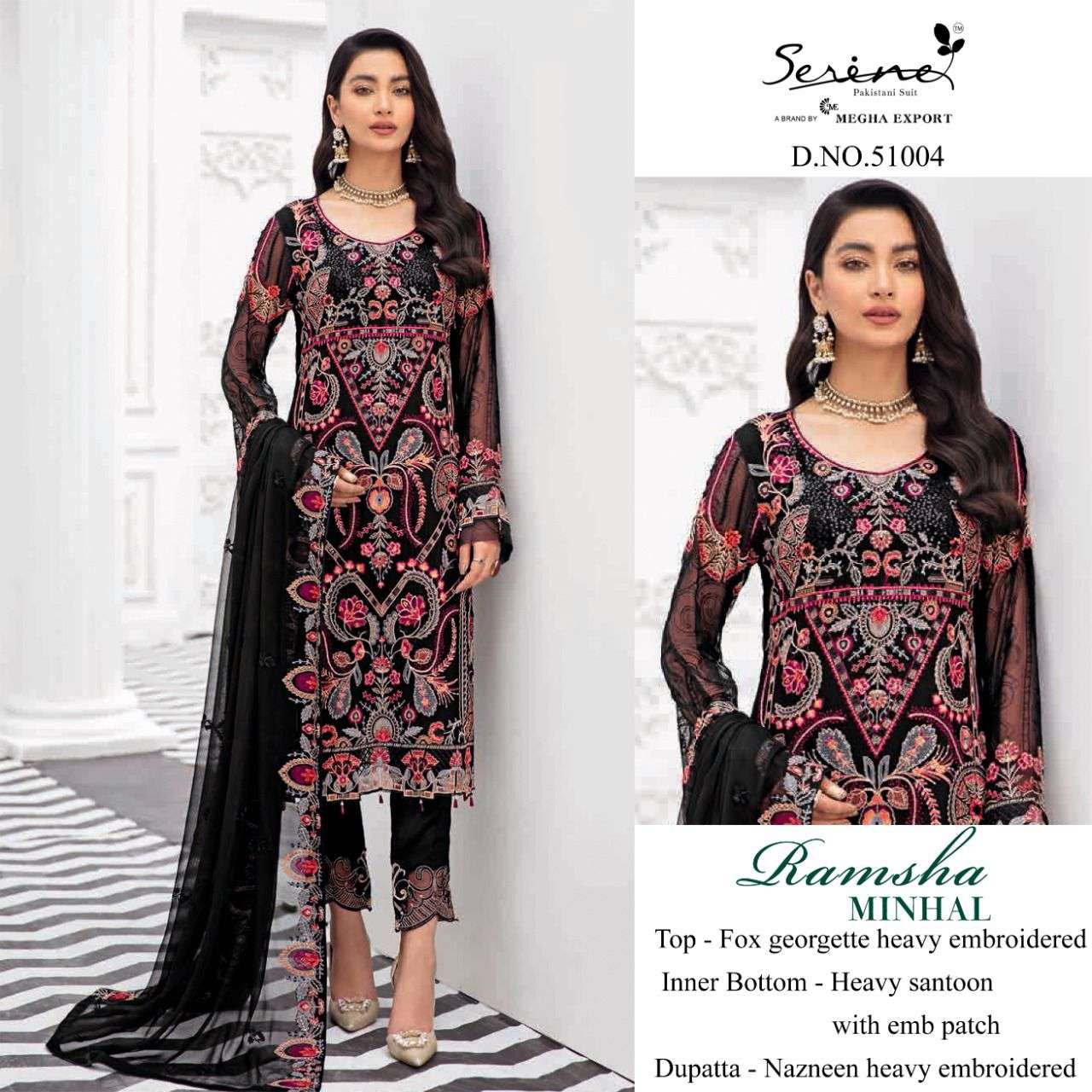 Serene Ramsha Minhal Catalog Pakistani Salwar Suits Wholesale