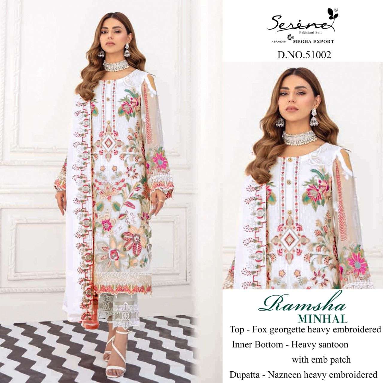Serene Ramsha Minhal Catalog Pakistani Salwar Suits Wholesale