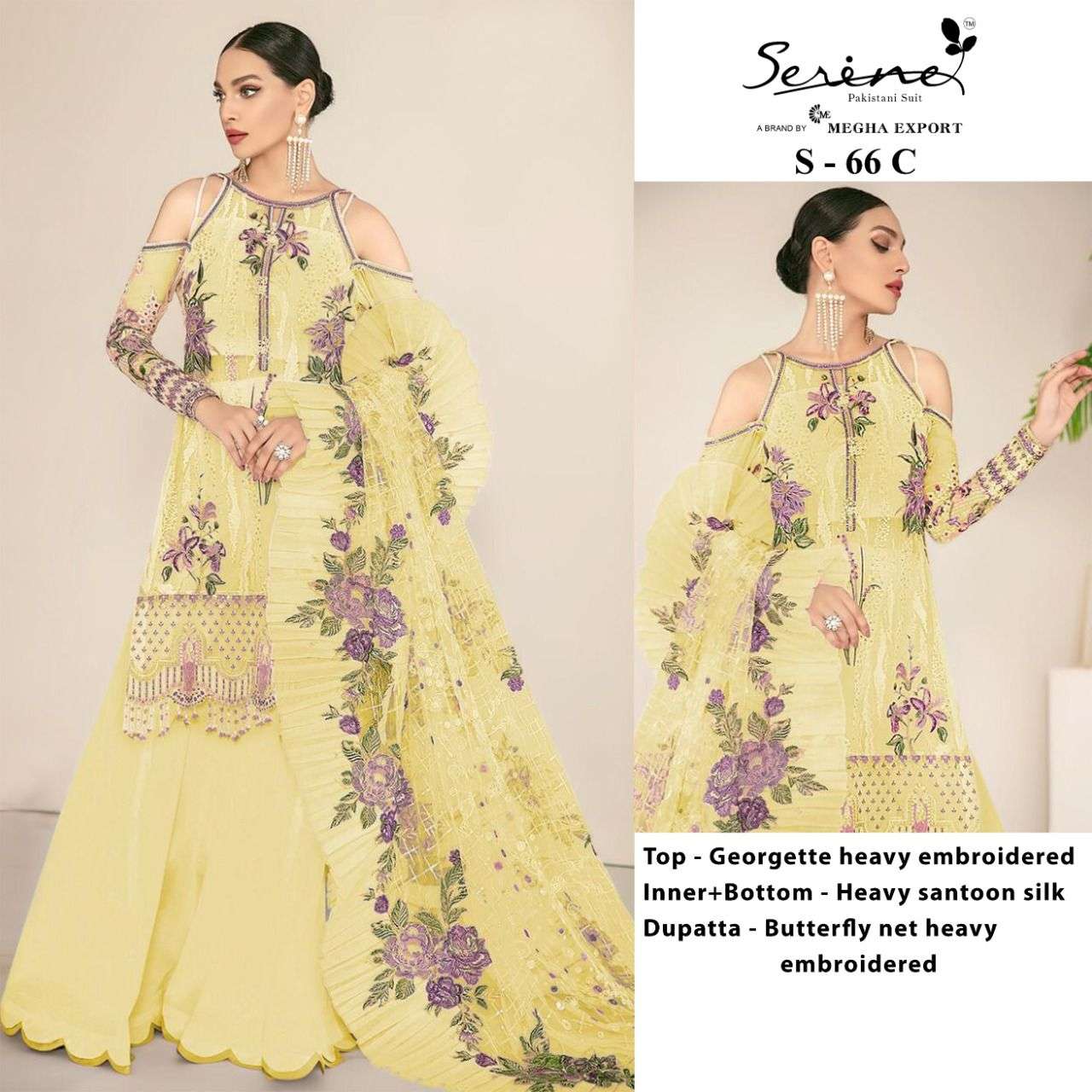 Serene S-66 Catalog Stylish Pakistani Salwar Suits For Women