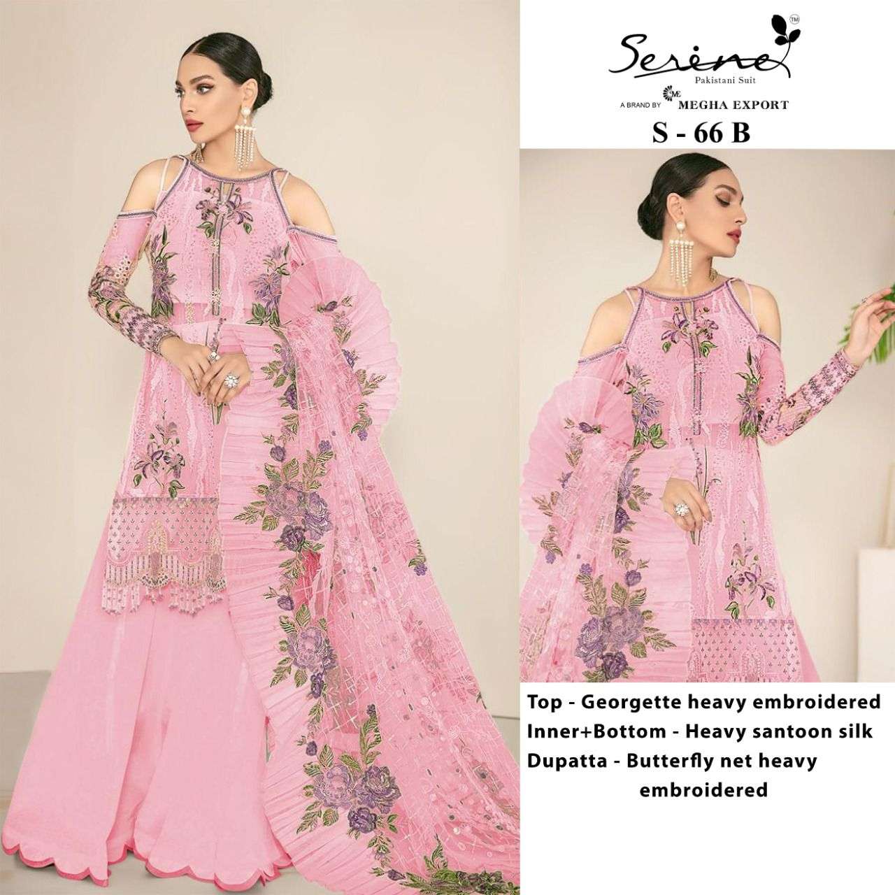 Serene S-66 Catalog Stylish Pakistani Salwar Suits For Women