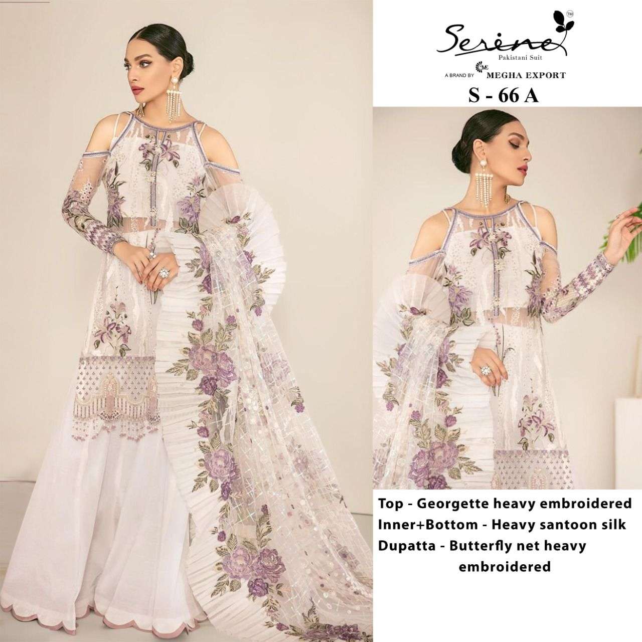 Serene S-66 Catalog Stylish Pakistani Salwar Suits For Women