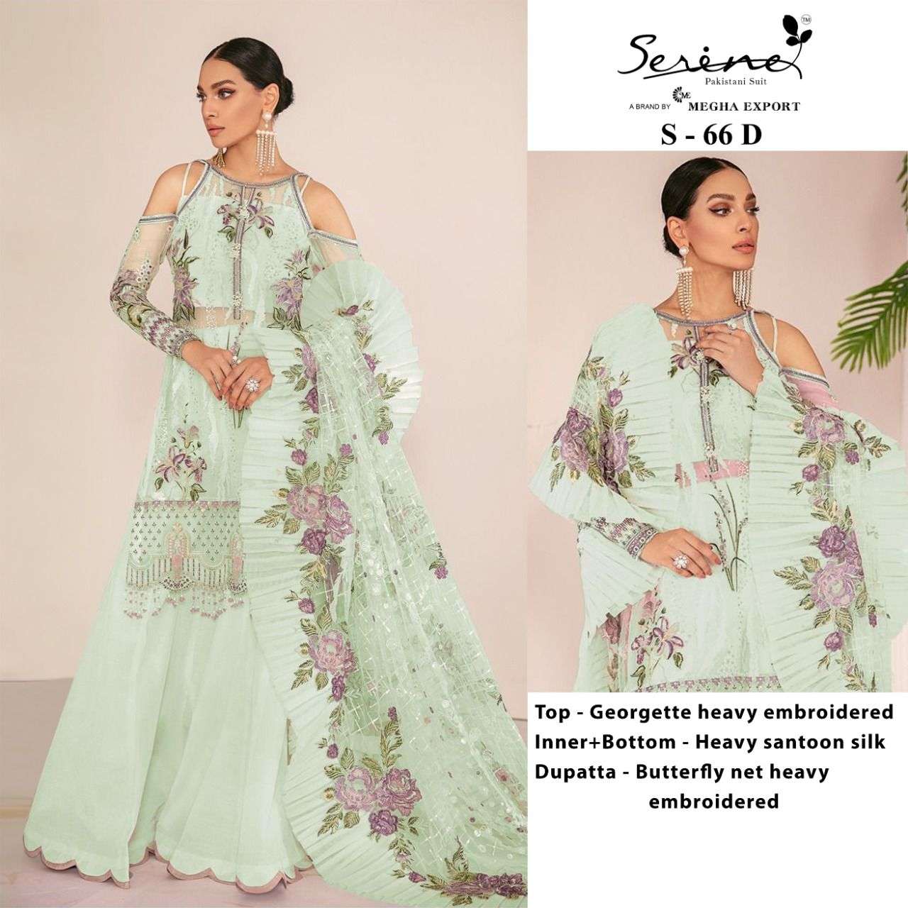 Serene S-66 Catalog Stylish Pakistani Salwar Suits For Women