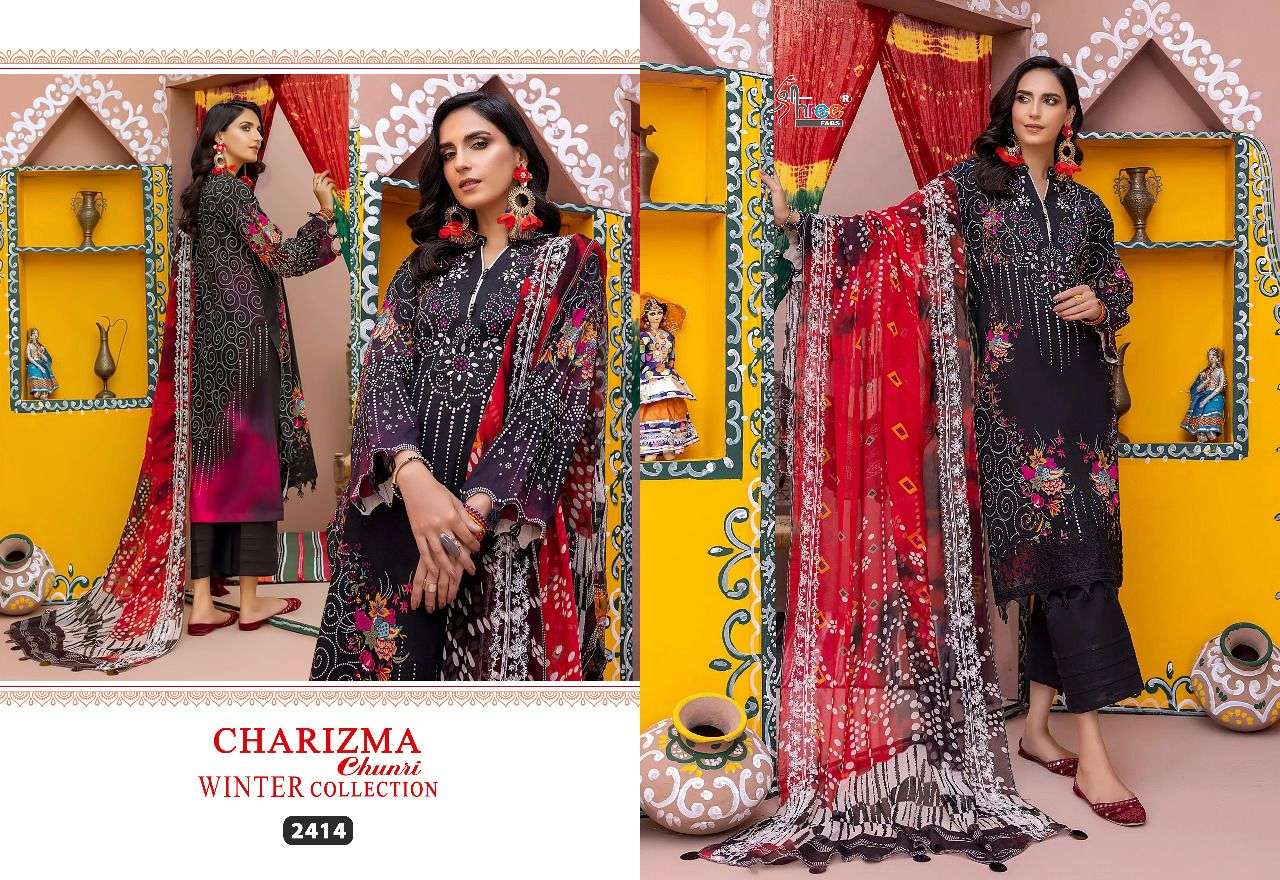 Shree Charizma Chunri Winter Collection Catalog Pashmina Pakistani Salwar Suits Wholesale