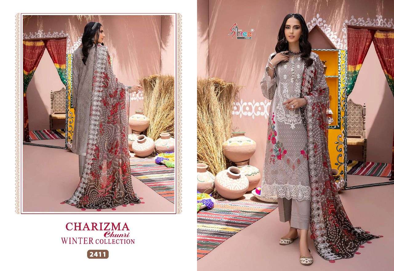 Shree Charizma Chunri Winter Collection Catalog Pashmina Pakistani Salwar Suits Wholesale