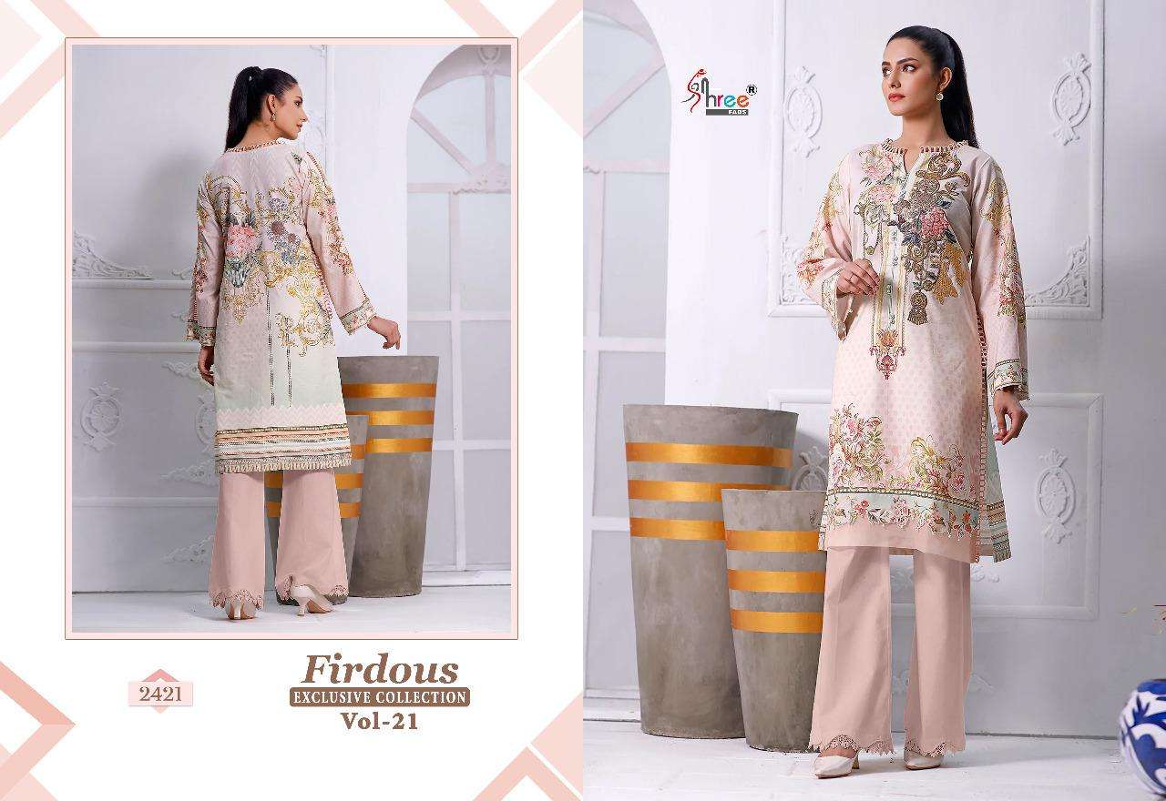 Shree Firdous Exclusive Collection Vol 21 Catalog Pakistani Salwar Suits Wholesale
