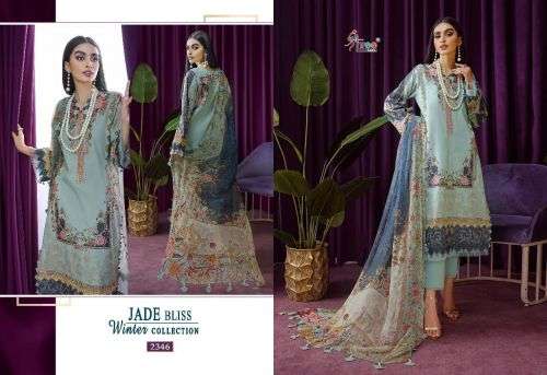 Shree Jade Bliss Winter Collection Catalog Pashmina Pakistani Salwar Suits