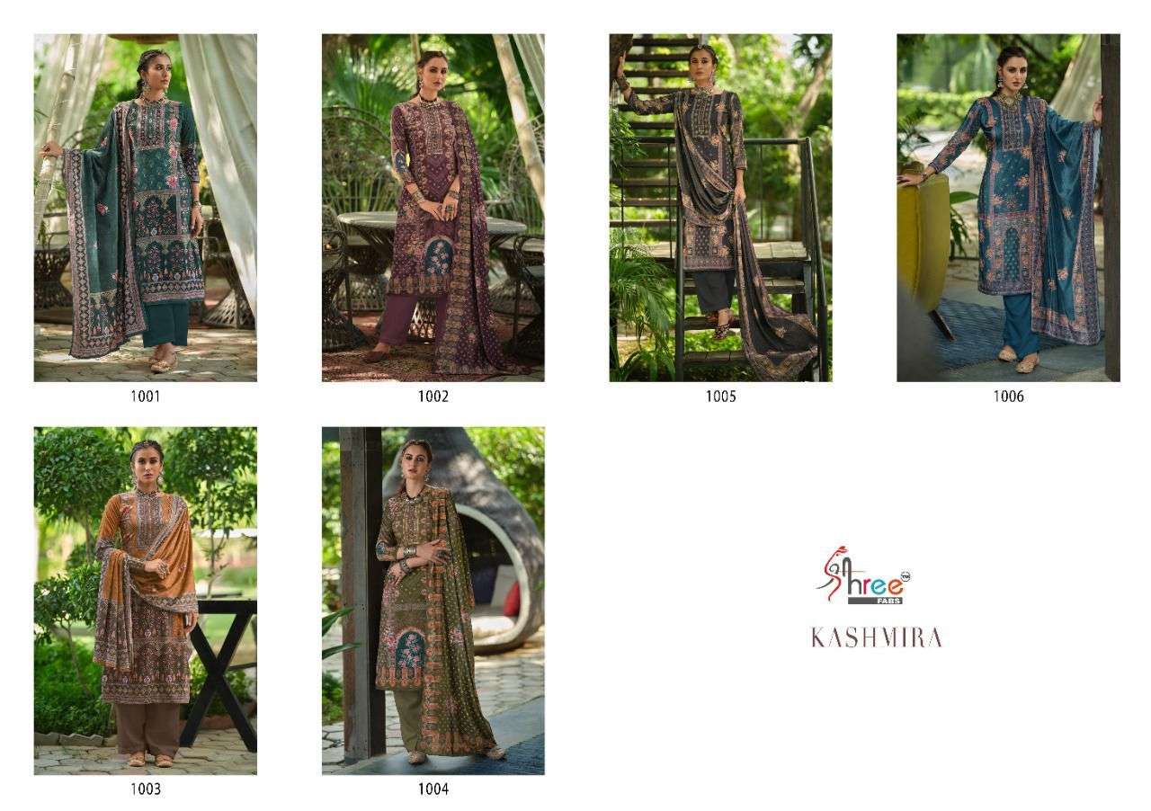 Shree Kashmira Catalog Casual Wear Pakistani Salwar Suits Wholesale