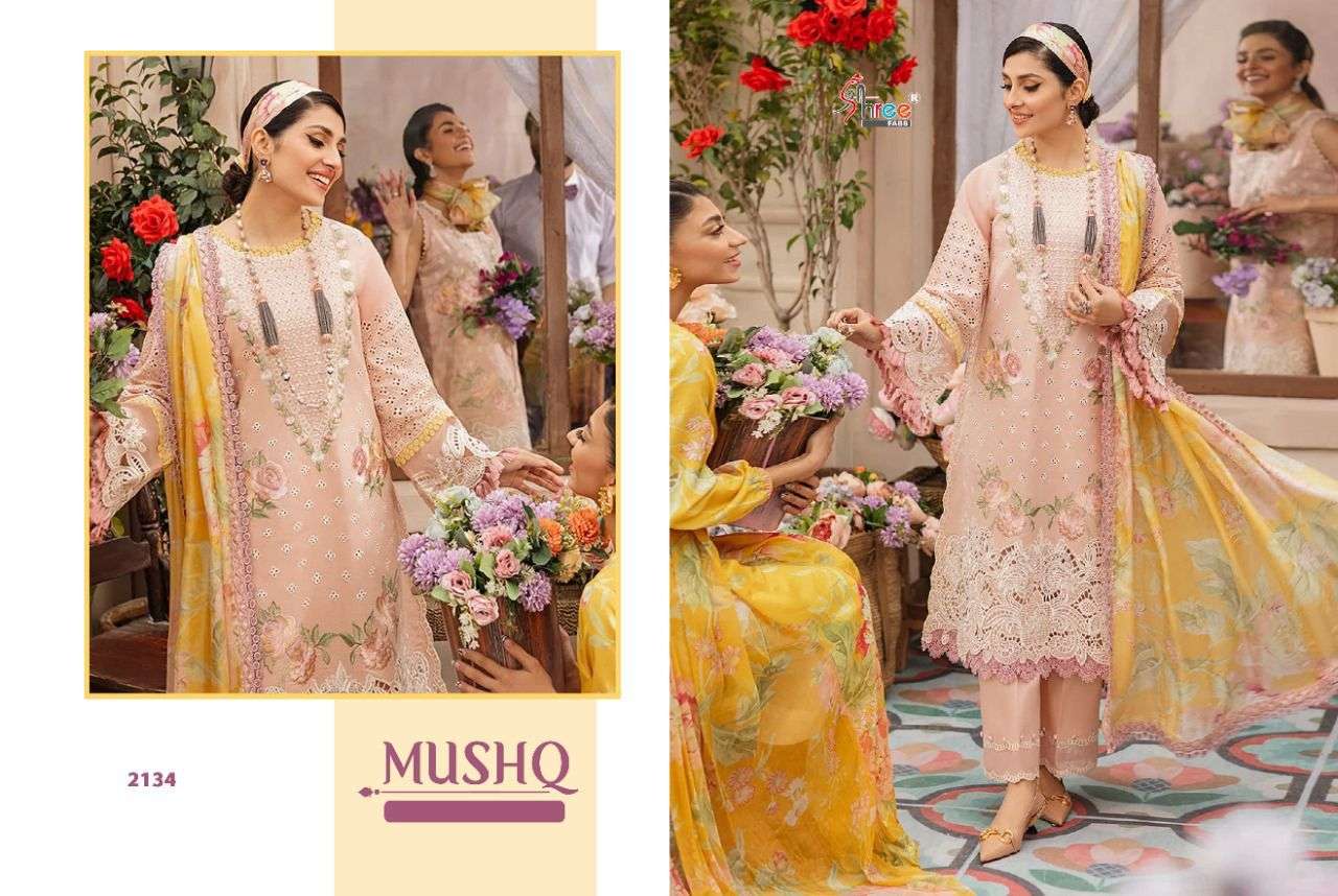 Shree Mushq Hit Collection Catalog Cotton Wholesale Pakistani Salwar Suits