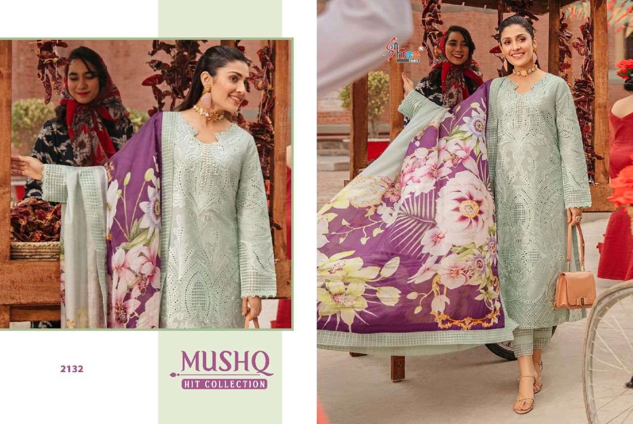 Shree Mushq Hit Collection Catalog Cotton Wholesale Pakistani Salwar Suits