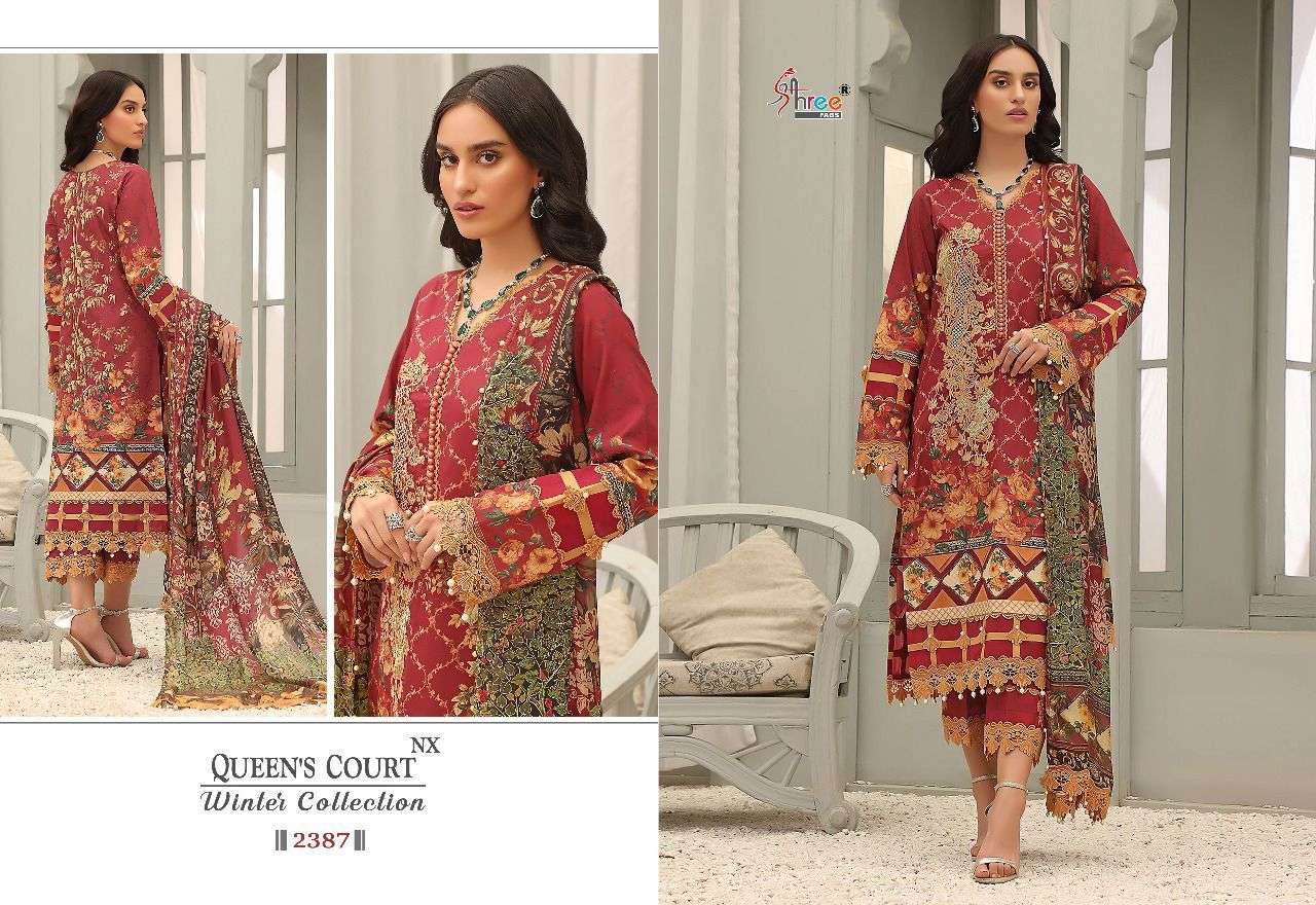 Shree Queens Court Nx Winter Collection Catalog Pashmina Pakistani Salwar Suits Wholesale