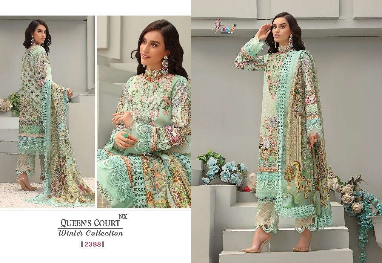 Shree Queens Court Nx Winter Collection Catalog Pashmina Pakistani Salwar Suits Wholesale